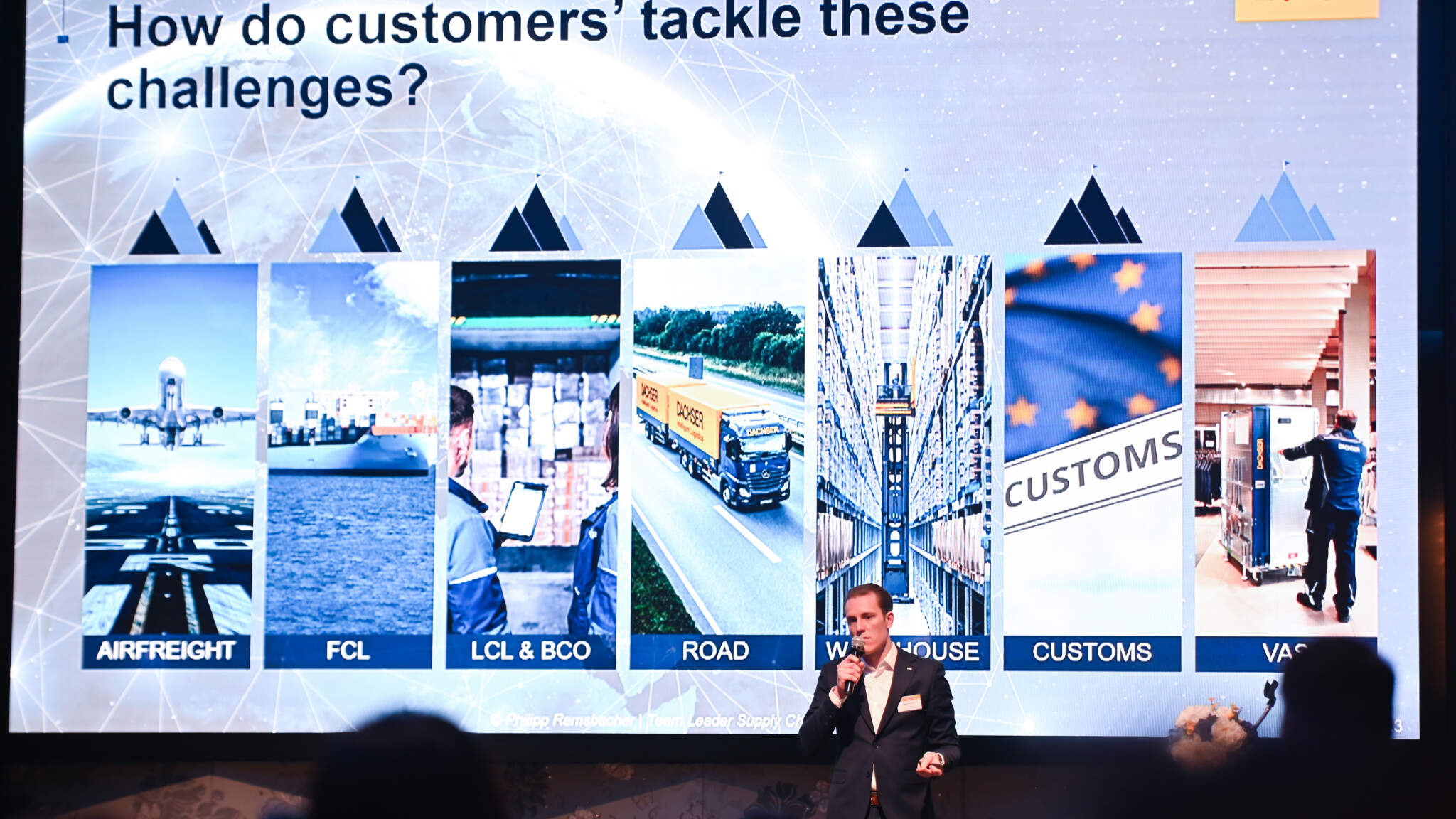 DACHSER 供应链优化团队负责人 Philipp Ramsbacher 指出，当今供应链的复杂程度已远超过去，无法再依赖假设或过往模式来判断。以数据为基础的模拟分析，而非经验式推测，能够有效提升透明度、统一预期，并帮助企业设计更高效的物流网络。