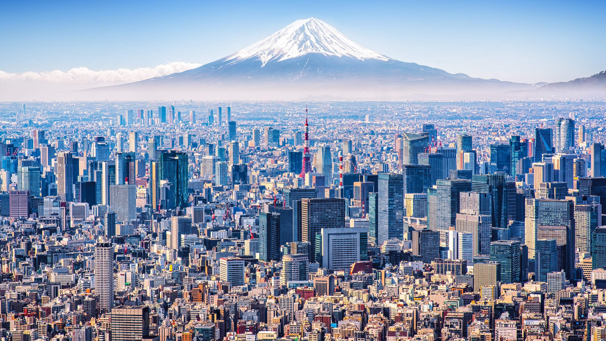 东京——富士山脚下的经济大都市。